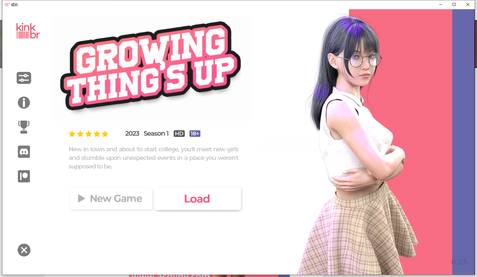 【SLG/汉化/动态】成长(Growing Things Up) ver0.23 汉化版【PC+安卓/1.4G】